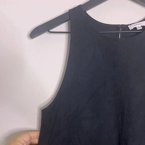 Wilfred Trompette Suede Sleeveless Mini Dress Size XS - Picture 8 of 9